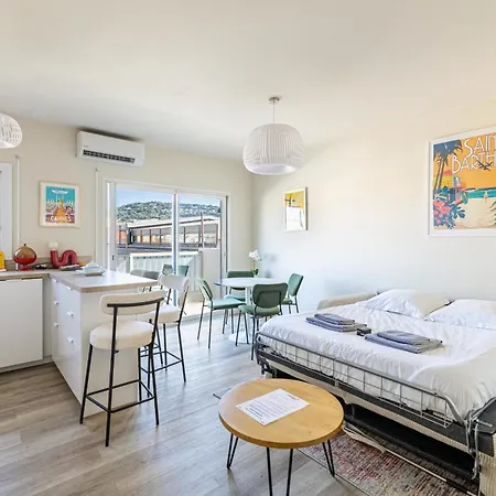 Appartement 6 Cous T2 - Stunning 1-bedroom 10m Croisette&rue D'antibes